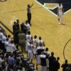 Andre Walker walks off court on Senior Night